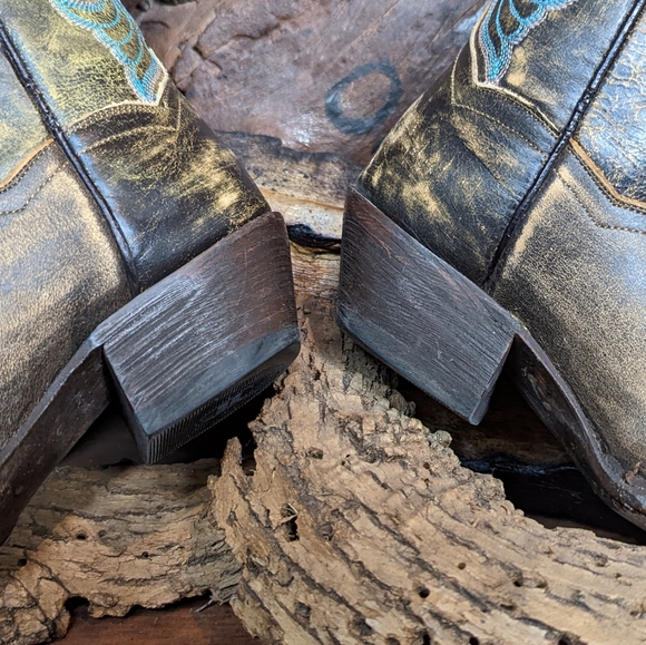 Dan Post 'steel heart' cowboy boots 6.5M - Picture 13 of 14